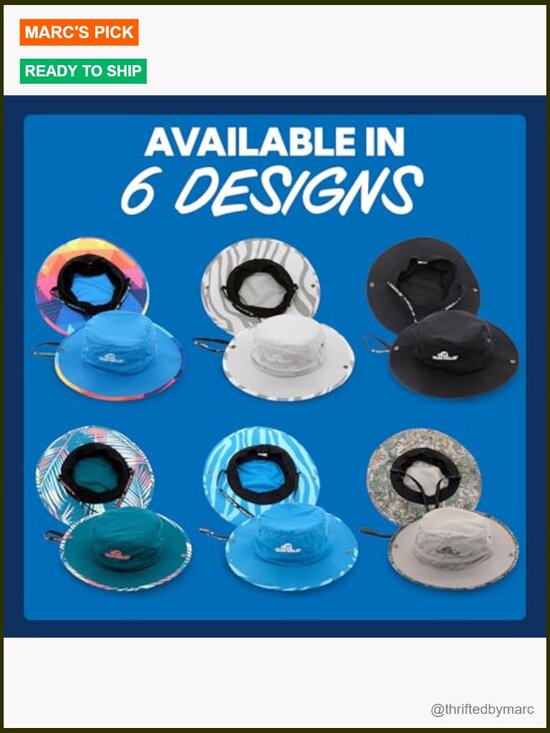 UPF 50+ Adjustable Wide Brim Bucket Hat Cooling Foldable Outdoor Sun Hat